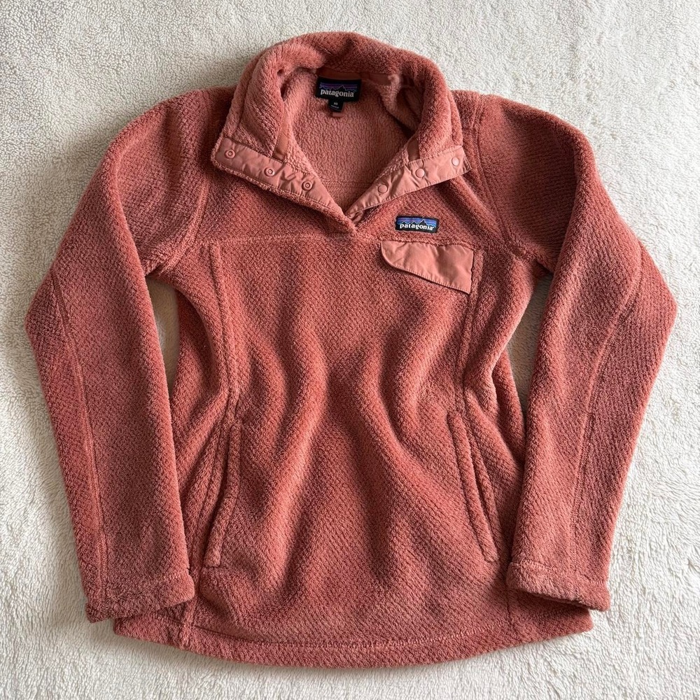 Patagonia Re-Tool Snap Fleece Pullover Dusty Rose XS